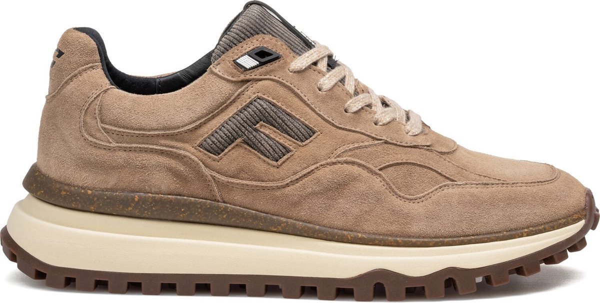 Floris Van Bommel Sfm-10238 De Grippper Sneakers - Suède - Heren - Taupe - Maat 42