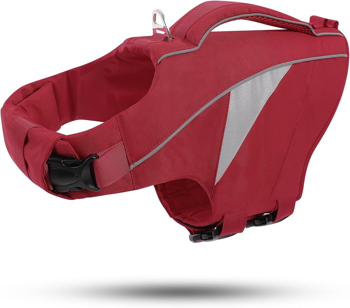 Zwemvest voor Honden met Reddingshandgreep – Verstelbaar Hondenzwemvest voor Grote Honden, Labrador – Hoog Drijfvermogen Life Jacket, Reflecterend Hondenvest voor Zwemmen & Varen