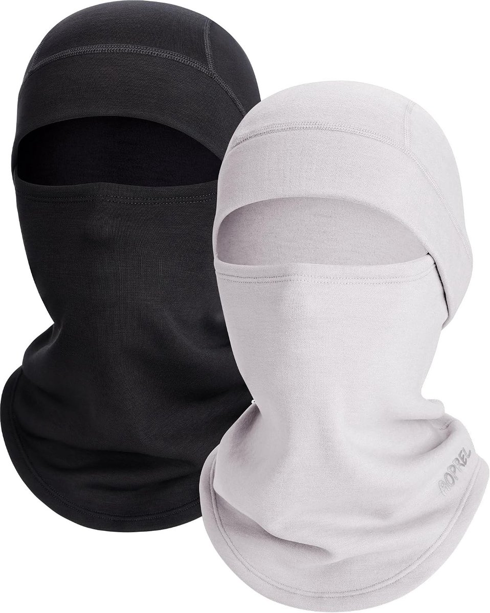 Kids Balaclava Ski Masker van Modal en Wolmix - Zacht Gezichtsmasker voor Jongens en Meisjes, Winddicht en Warm voor Koude Weer