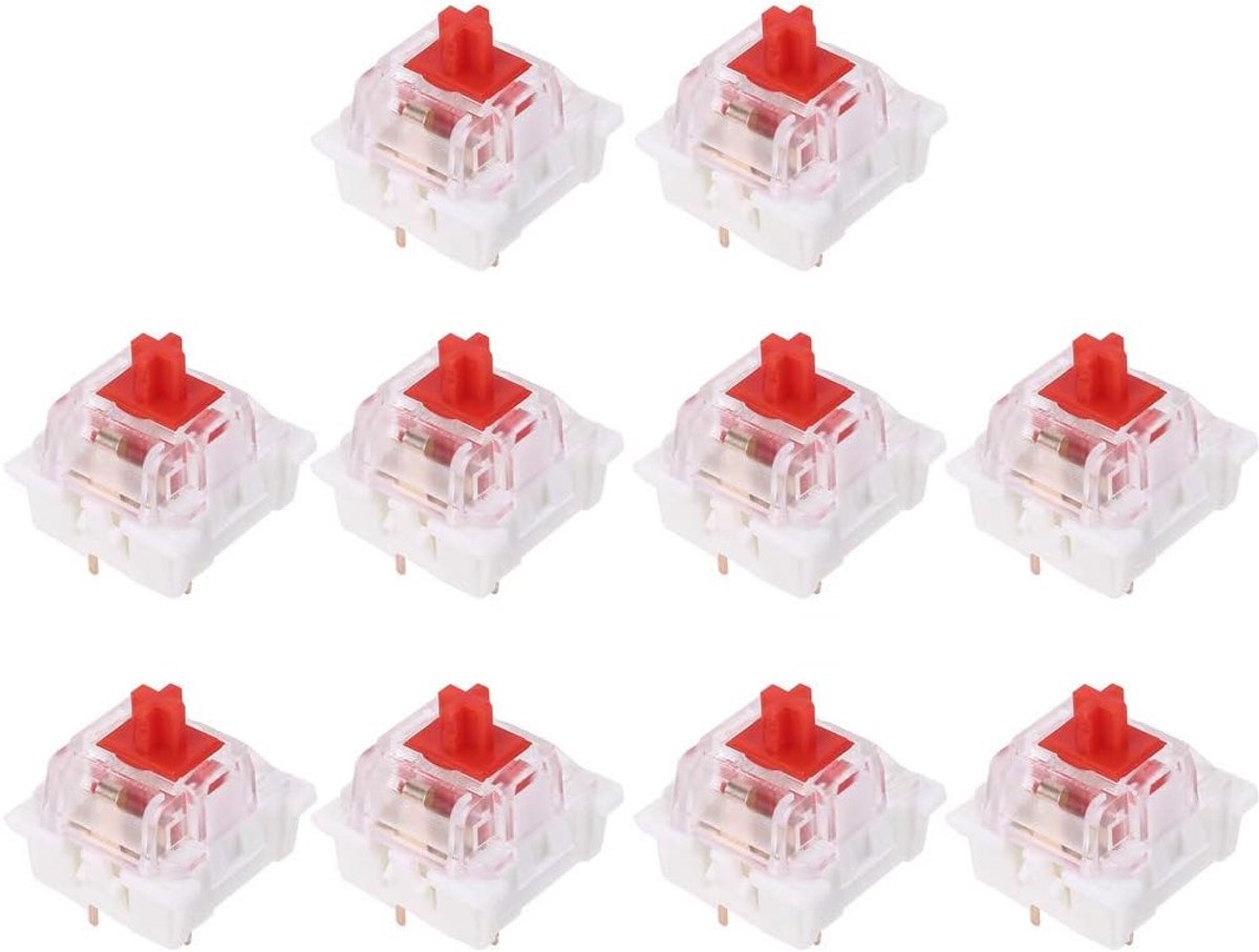 3pins schakelaars zwart rood bruin blauw geschikt voor Cherry MX Mechanisch Toetsenbord