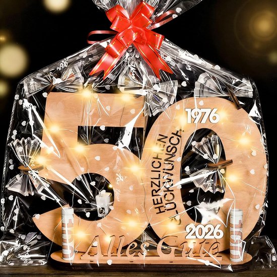 50e verjaardag man vrouw, cadeau 50e verjaardag man, cadeaus voor 50e verjaardag vrouw, geldgeschenken houten bord gastenboek, 50e verjaardag decoratie, jubileum herinnering creatief geldgeschenk (50) — afbeelding 4