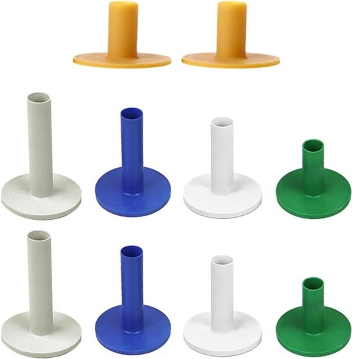 Rubber Tips voor Golf, Golfaccessoires, Golfshirts en Oefenmaterialen voor Verbetering van je Spel