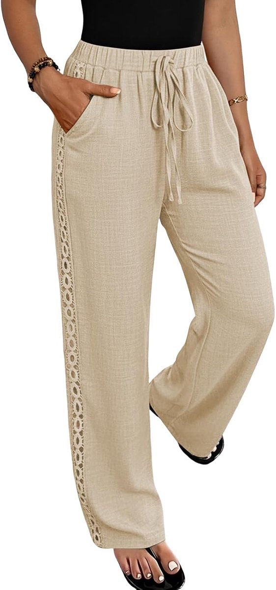 Broek Dames Lichtgewicht Elegant Casual Luchtig Mode Zomer