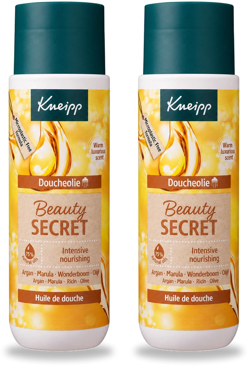 2 x Kneipp - Doucheolie - Beauty Secret - 200 ml - Voordeelverpakking - 2 stuks
