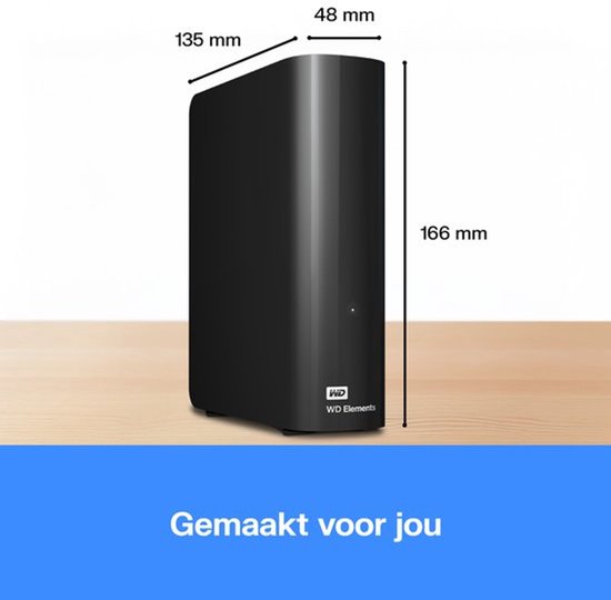 Western Digital WD Elements 24TB HDD externe harde schijf USB Type-A 3.2 Gen 1 (3.1 Gen 1) Zwart van Western Digital — afbeelding 4