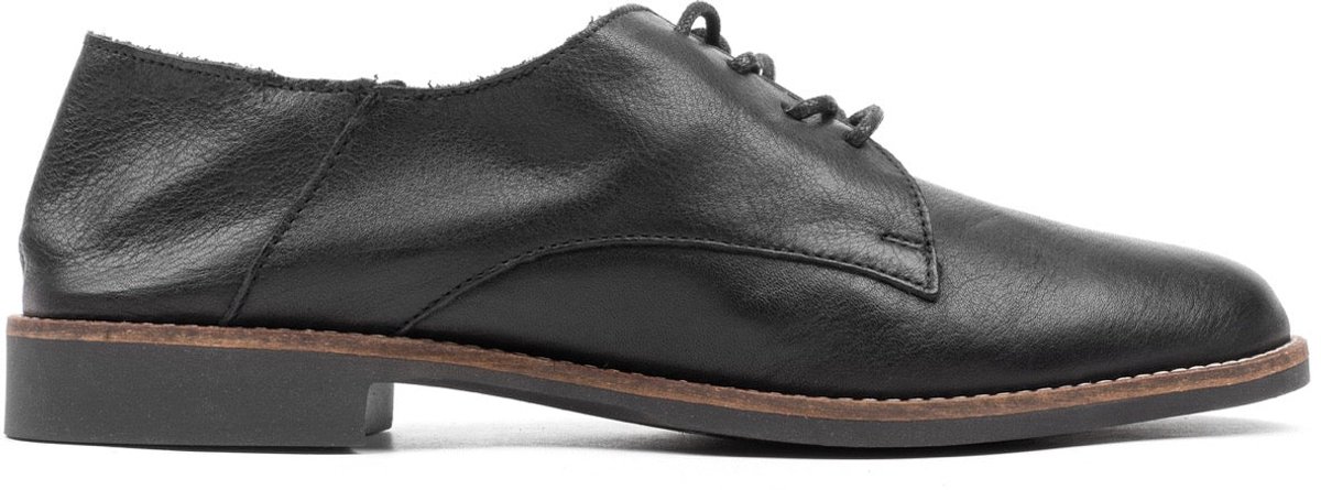 Omnio code veterschoenen zwart leer