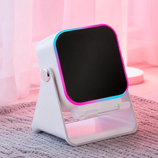 Telefoon met inductie-luidspreker, draadloos, klapstation, licht, houder voor 10 W, verjaardag, kantoor, reizen, Ho — afbeelding 3