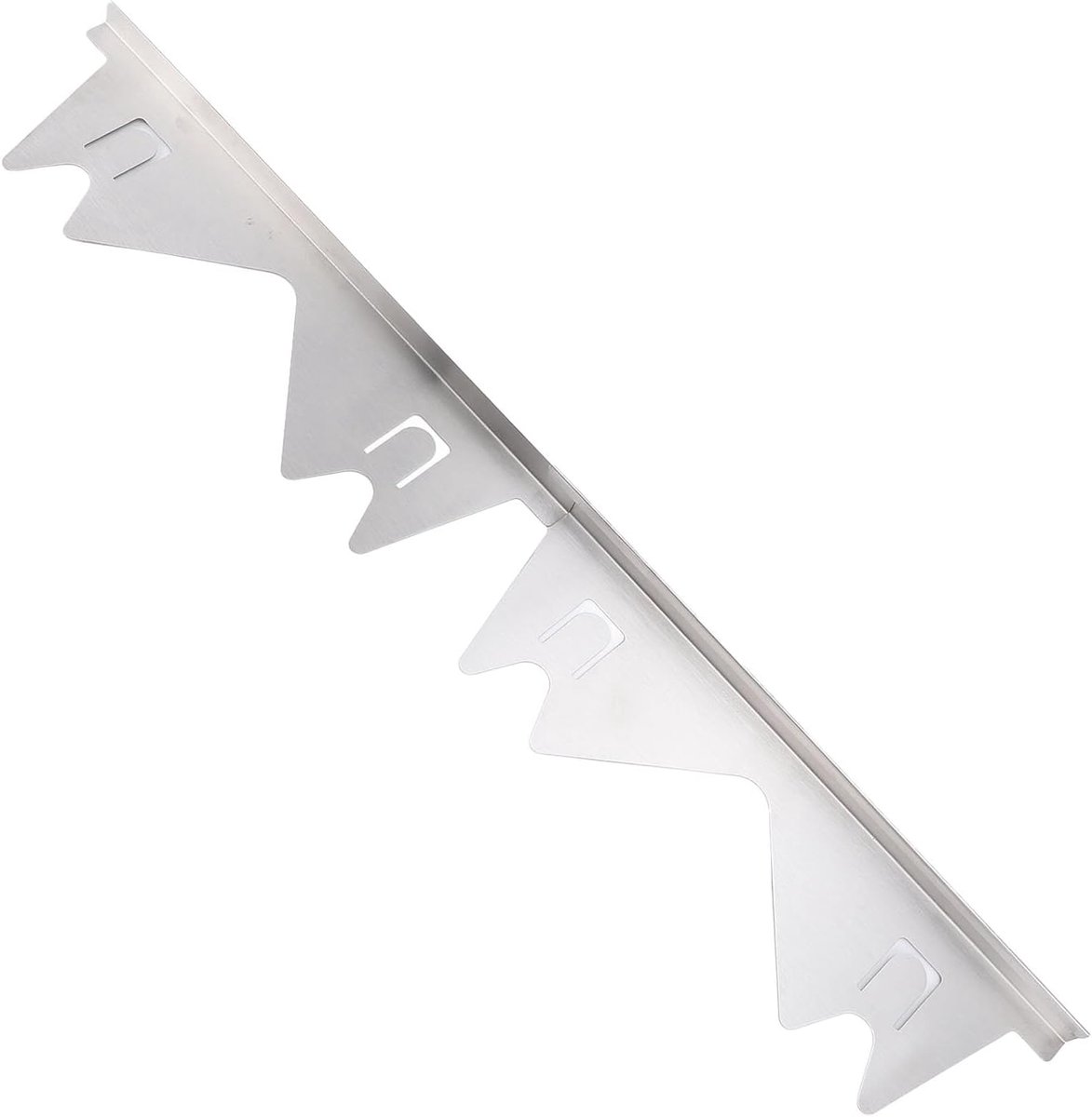 Roestvrij Staal, 2-pack Toonbankovenvuller voor Ovens, Breedte 0,79 Inch en Verstelbare Lengte van 13,8 Inch Tot 27,5 Inch, Gemakkelijk Schoon Te Maken