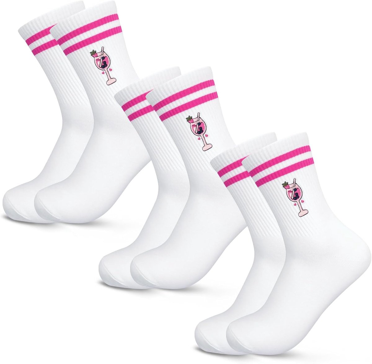 Sokken voor Lillet dames, cadeauset voor Lillet vrouwen, cadeau beste vriendin verjaardag, sokken wijn voor geschenken, gepersonaliseerde tennissokken met motief