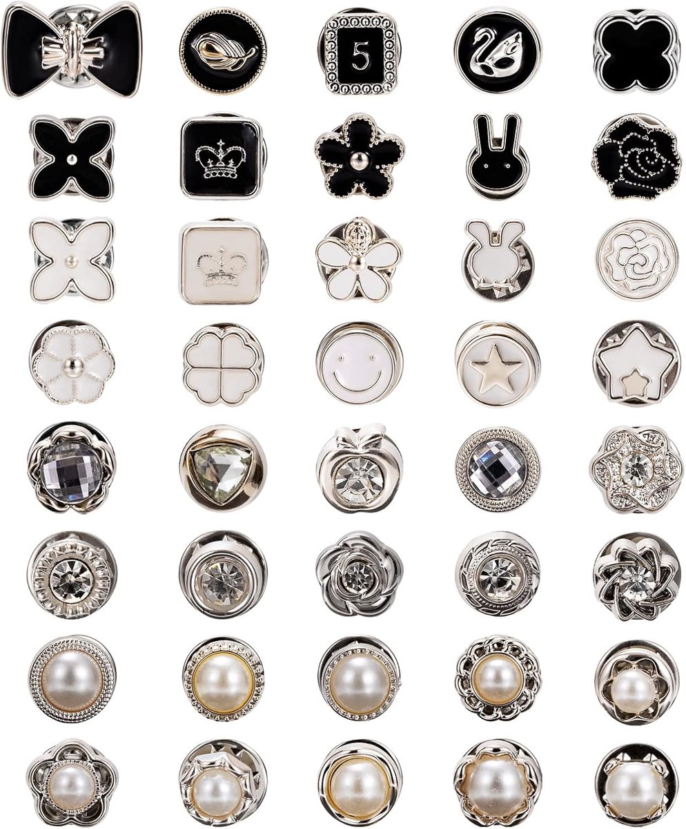 Broches Knopen Dames Shirt Broche Knopen Anti-Licht Veiligheid Speldjes voor Vrouwen Kleding Vest
