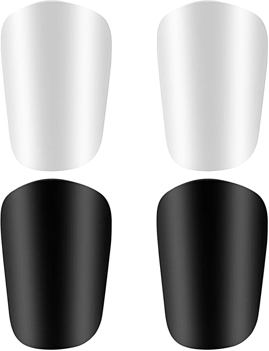 Scheenbeschermers Kindervoetbal Mini Shin Guards voor jongeren en volwassenen, 8 x 5 cm, licht en comfortabel