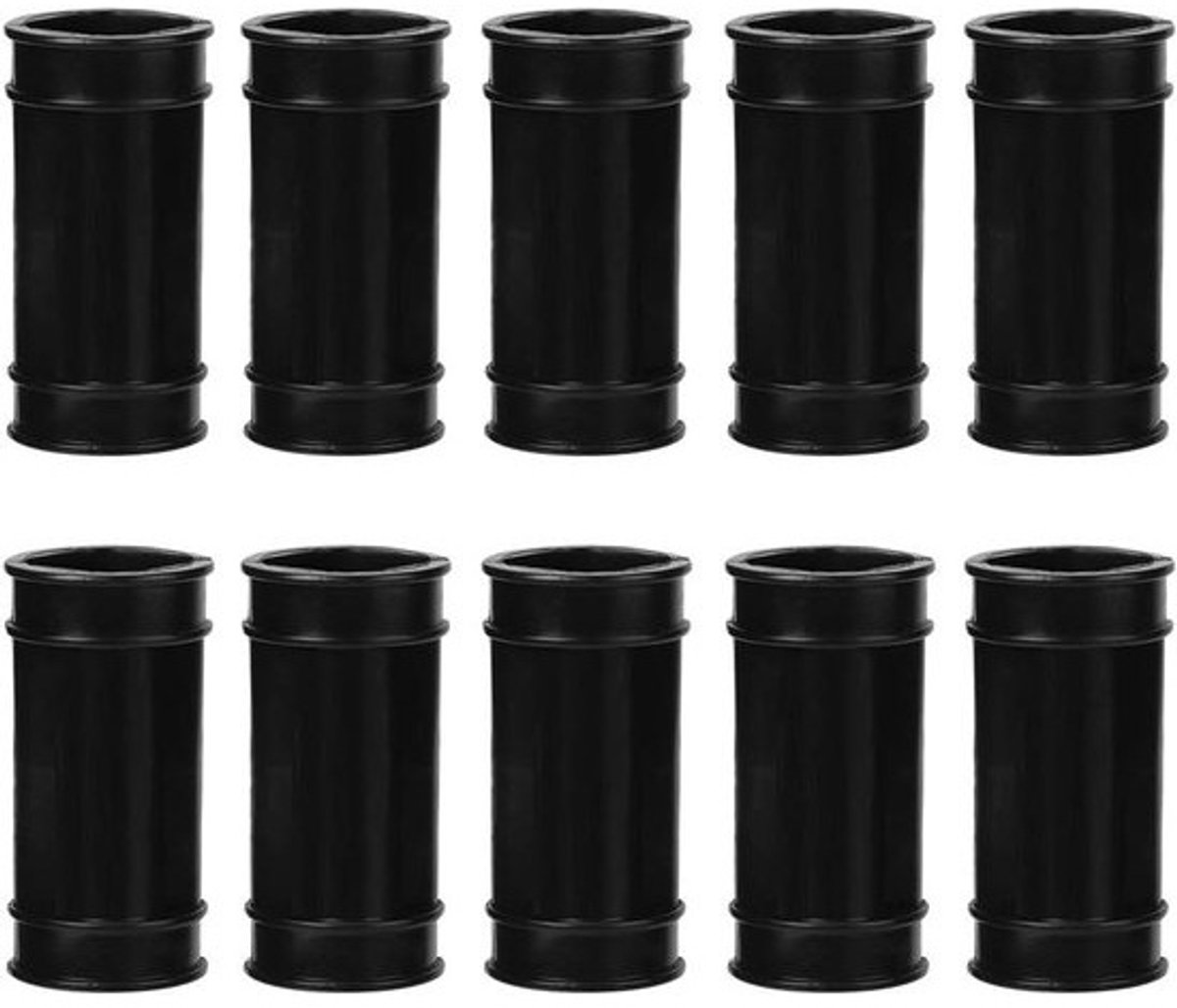10 Stuks Vierkante Wateradapter voor Pluimvee, Plastic Drinkconnector voor Kippen, Geschikt voor Broedequipment, Zwart/Wit Optioneel