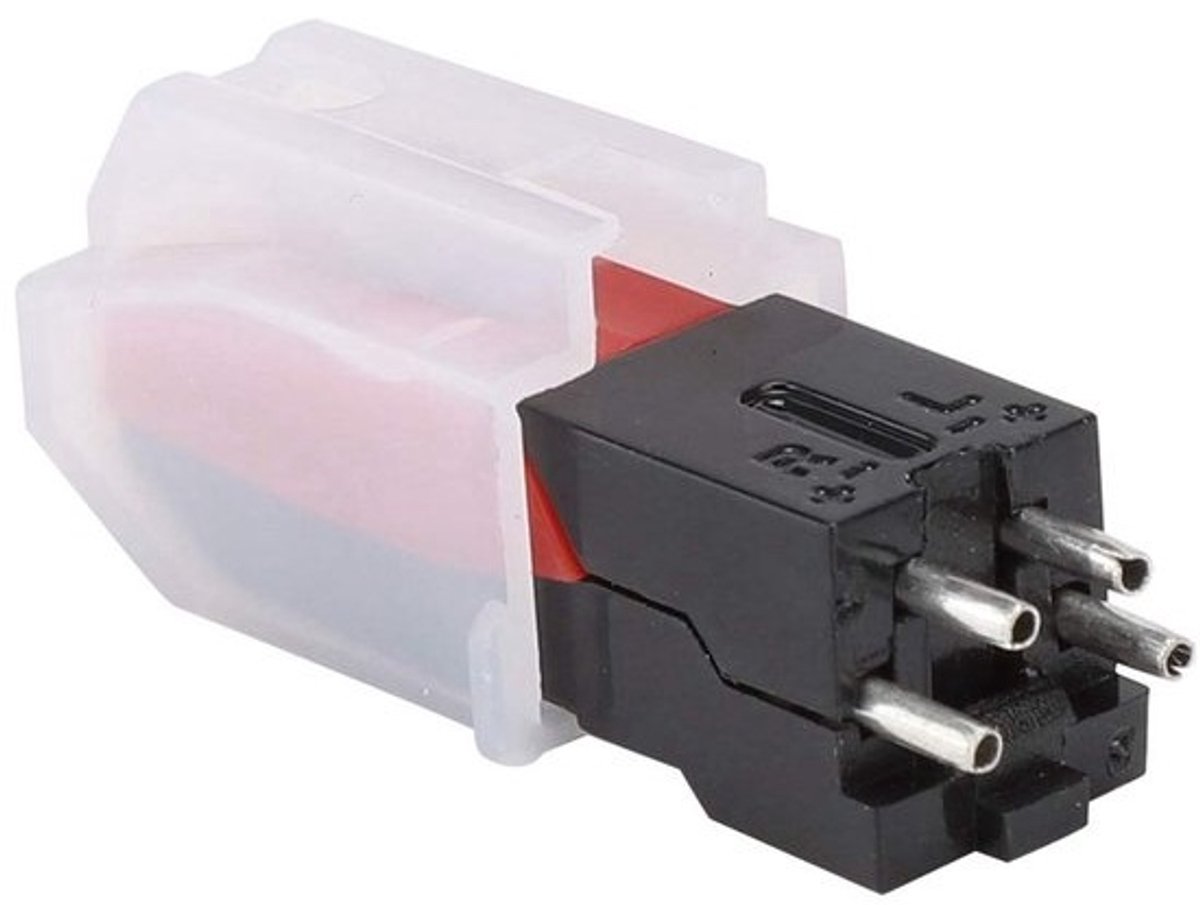 Dailygoods - Naald voor platenspeler - Dubbele naald - Kristalhelder geluid - Zwart - USB-accessoire voor platenspelers - Geschikt voor LP, fonograaf en vinylspeler -...