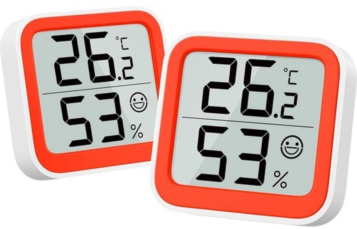Mini Hygrometer en Thermometer - Binnen luchtvochtigheid Meter met Comfort Display en Temperatuurweergave