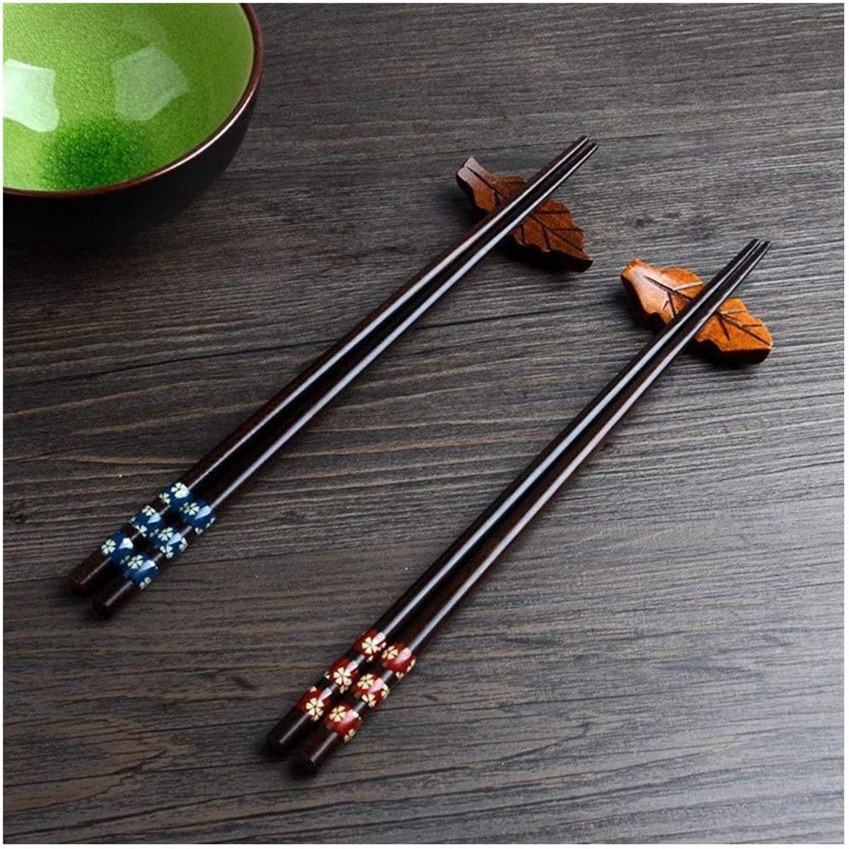 Eetstokjes Japanse natuur chopsticks van hout in fraaie doos geschenkdoos