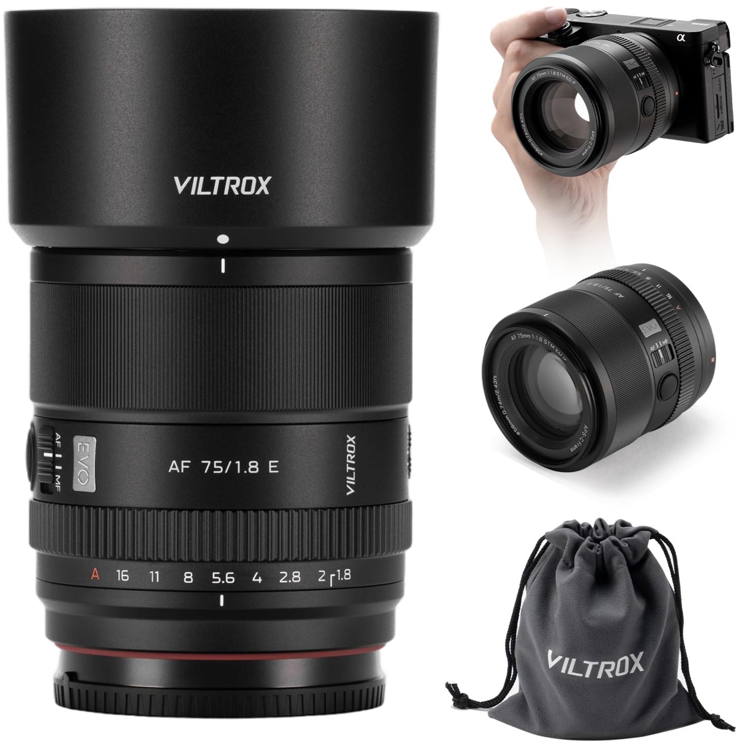 75 mm f/1.8 EVO Cameralen E-mount