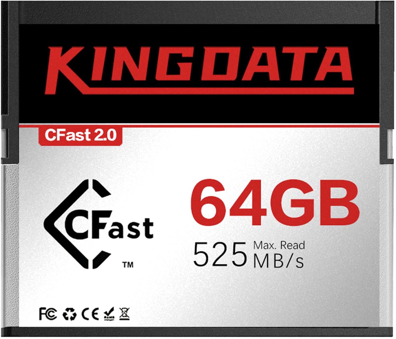 CFast 2.0 Geheugenkaart 64 GB voor Professionele Camera's
