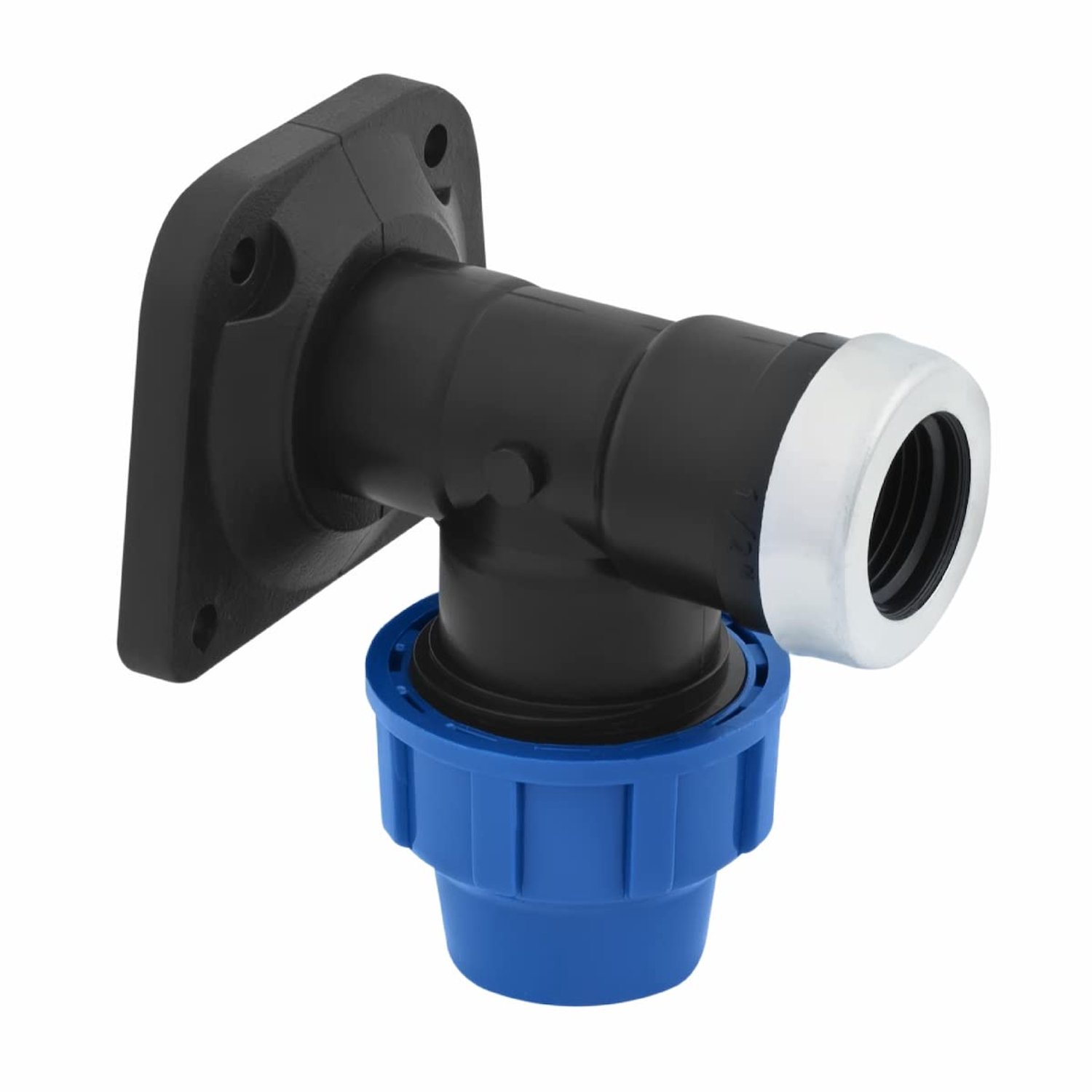PP Wandbocht met Binnen Draad 20mm - PE Pijp Koppeling