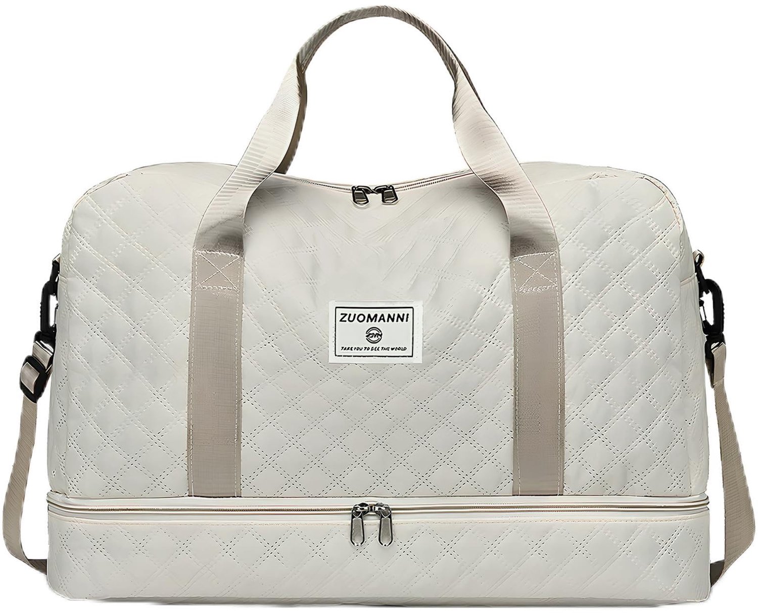 Reisbagage 50 x 30 x 25 cm - Waterdicht Canvas met Schouderriem
