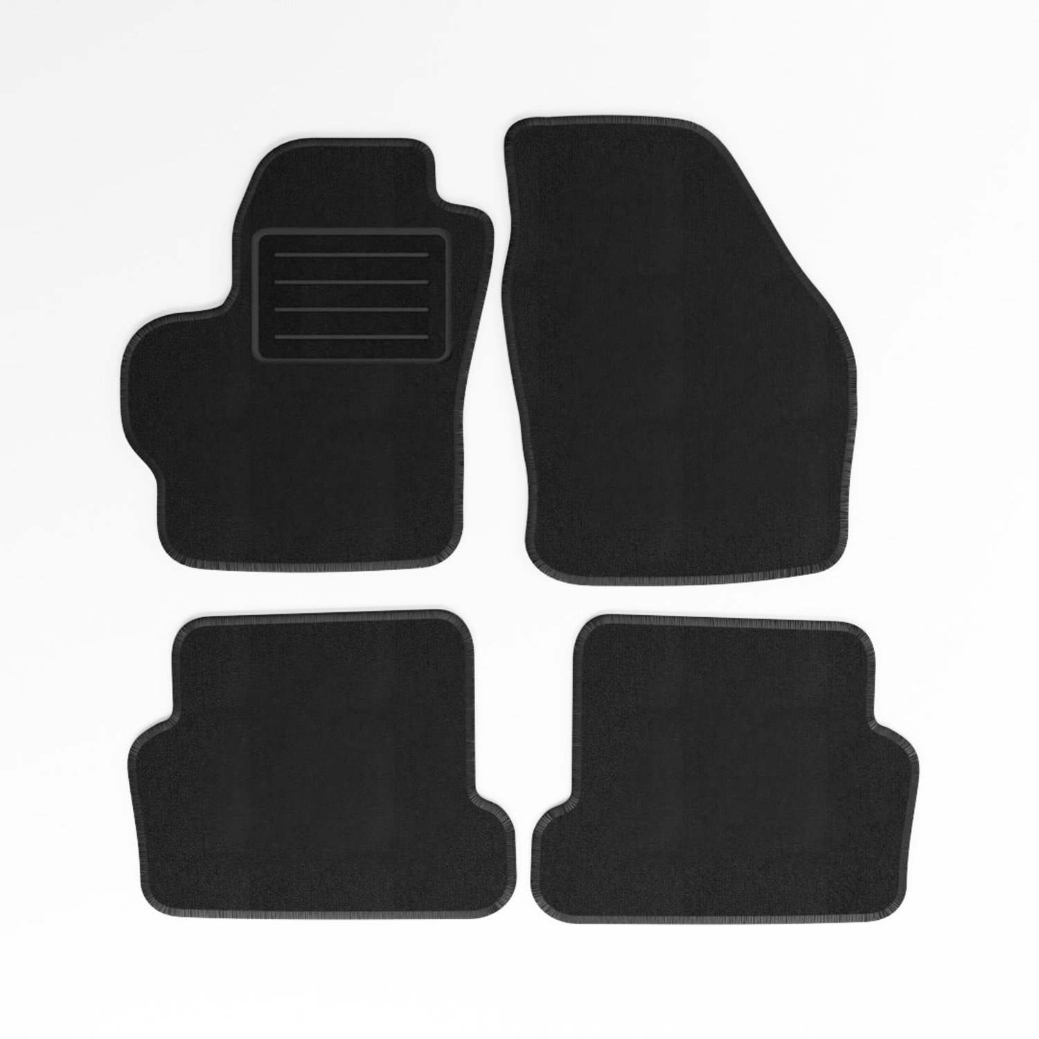 Mats4all | Naaldvilt automatten passend voor Mazda 3 2003-2009 | Antislip | Met versterking | 4-delig | Automatten | Mattenset
