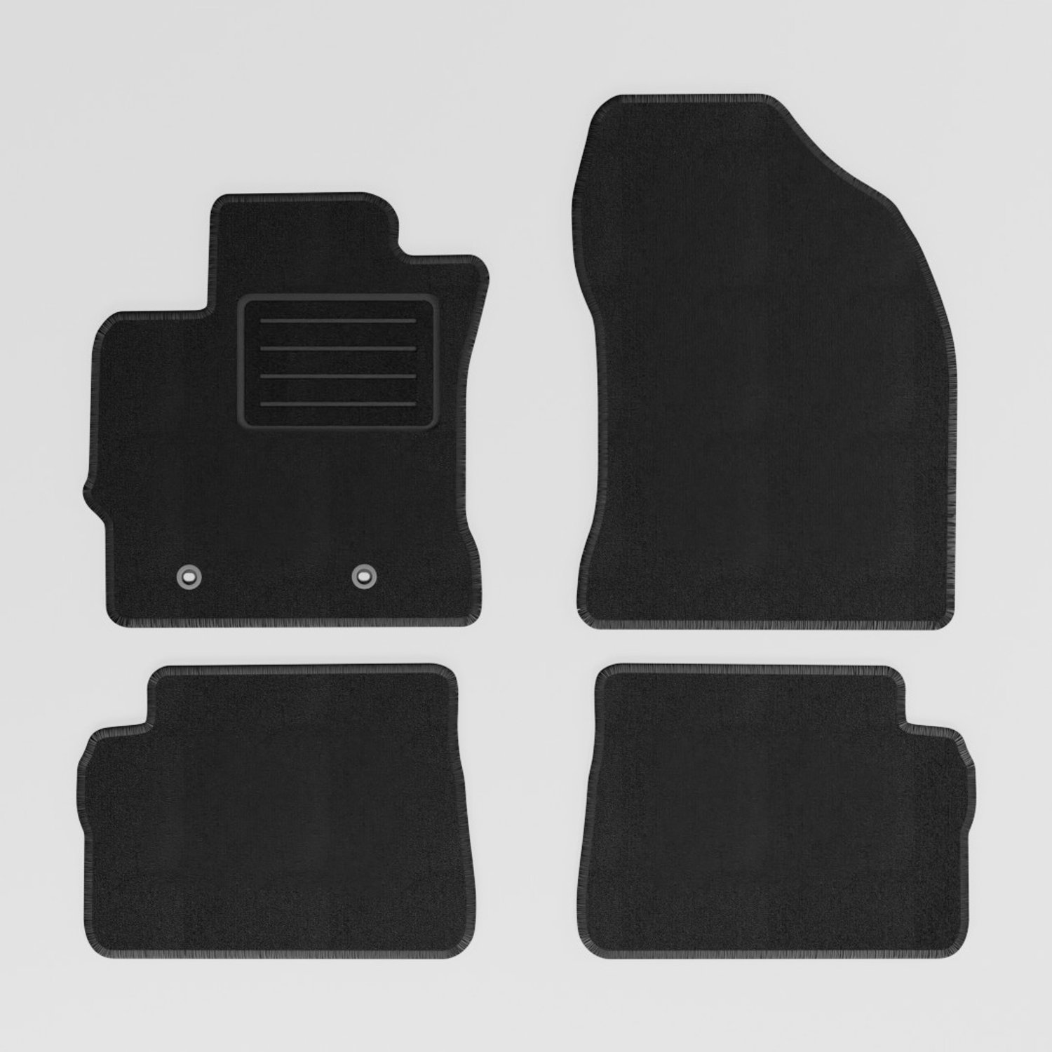 Mats4all | Naaldvilt automatten passend voor Toyota Auris Hyrbrid 2016-2018 | Antislip | Met versterking | 4-delig | Automatten | Mattenset