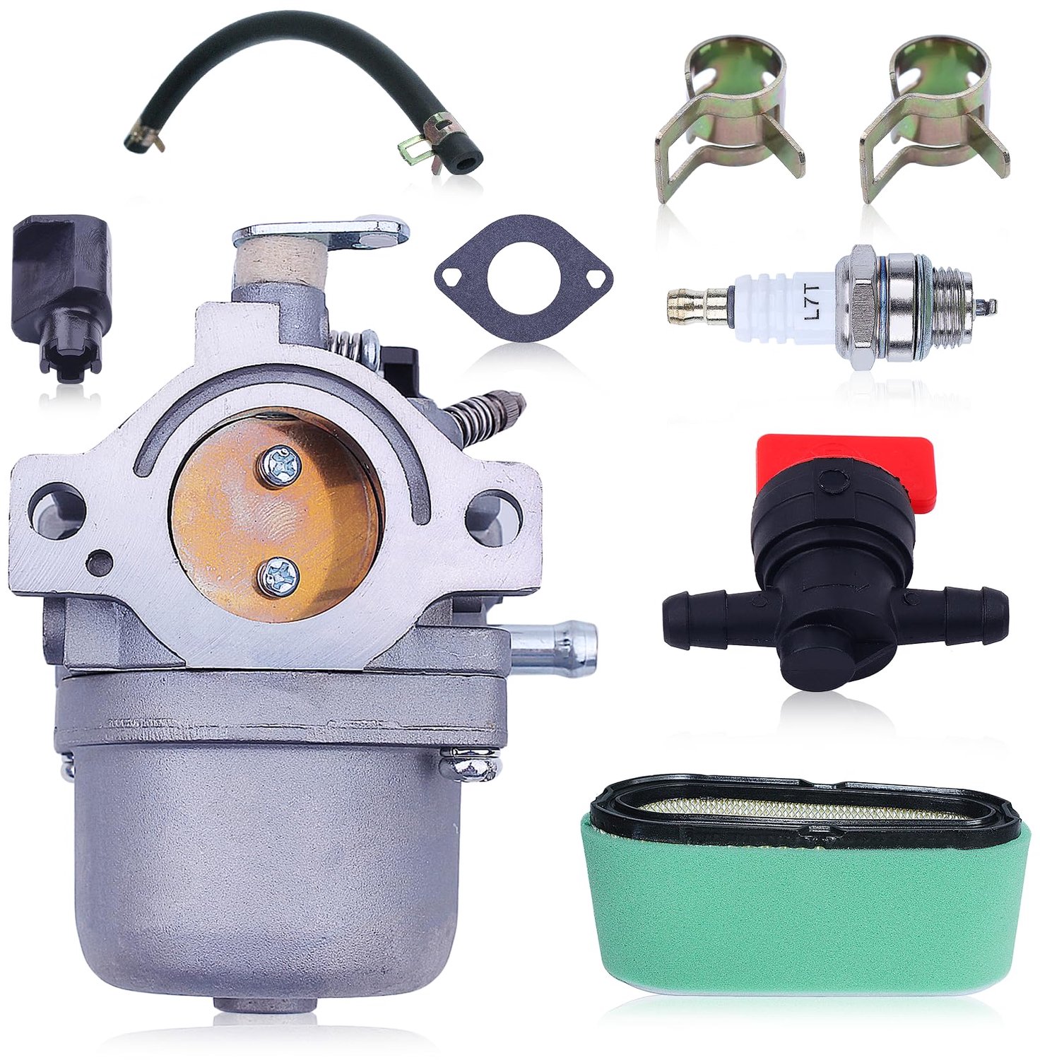 Carburateur en luchtfilterkit voor grasmaaiers - 7-in-1 accessoire