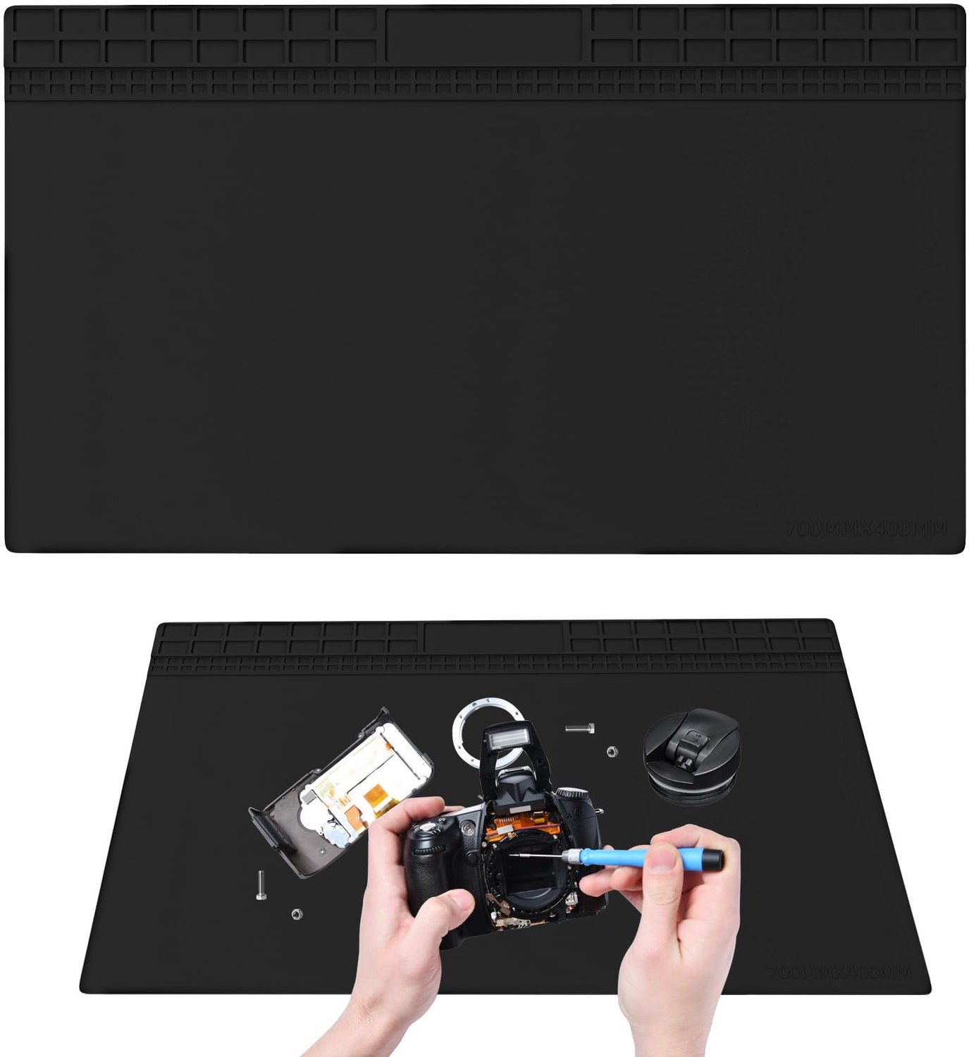 Siliconen Soldermat, 70 x 40 cm, Warmtebestendig met ESD Bescherming