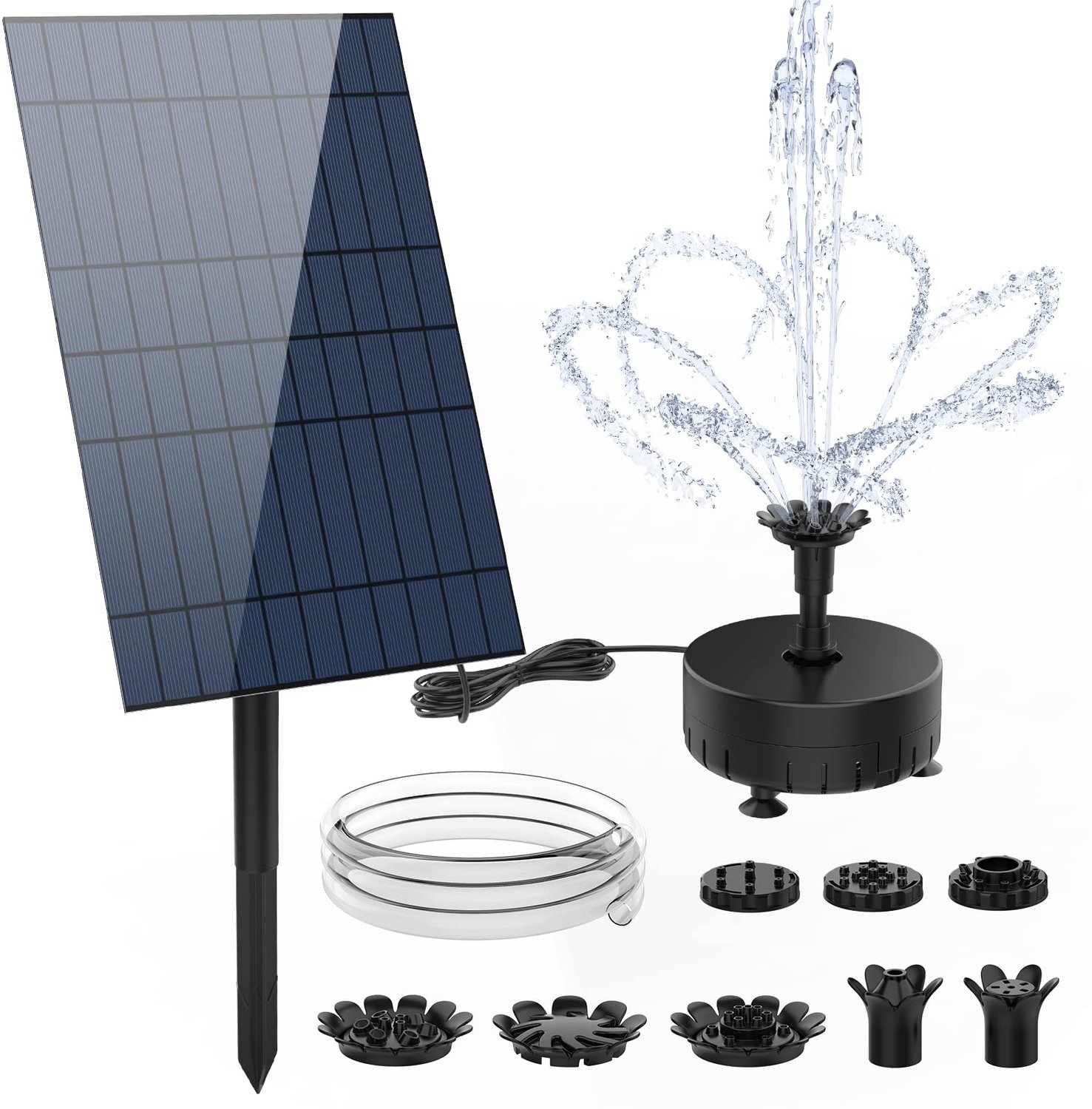 Solar Fountain Pomp voor Tuin met 12 Stijlen