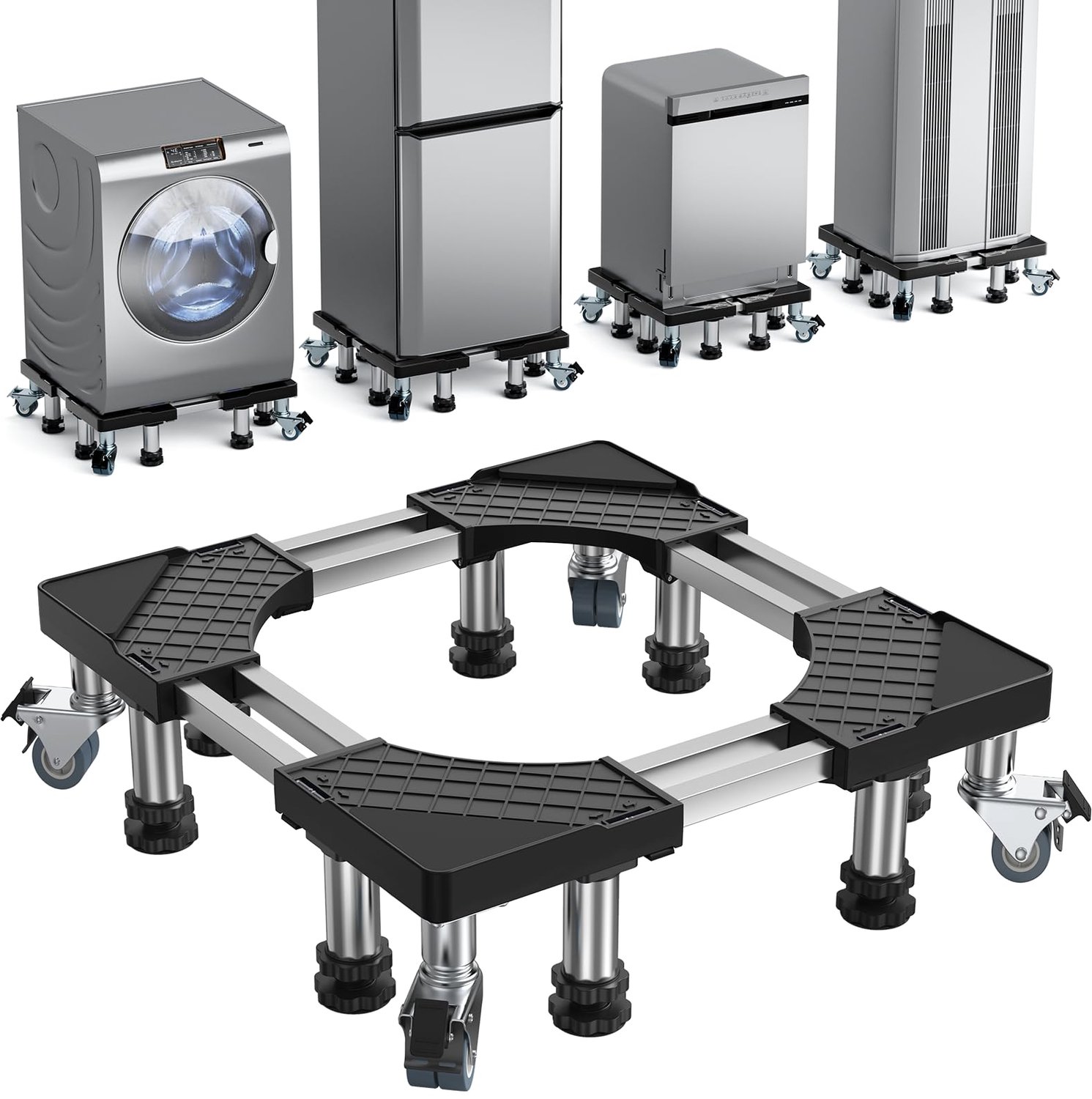 Verstelbare Wasmachine Basis met Wielen