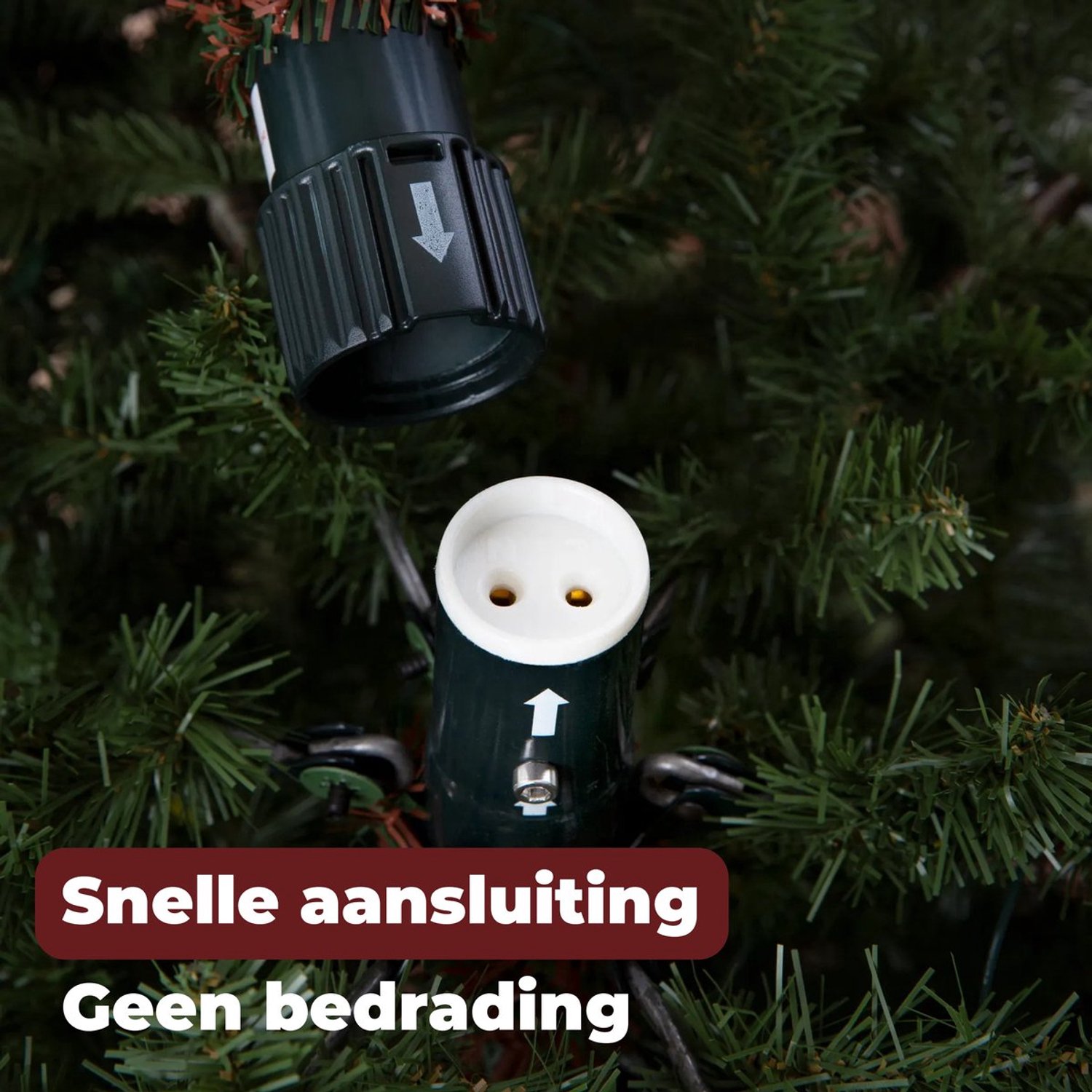 PristinePine Volle Kerstboom met Verlichting (380 LED) en Kerstboommand - 210 cm Kunstkerstboom inclusief zeegras mand en opbergtas - 1404 Takken – foto 6