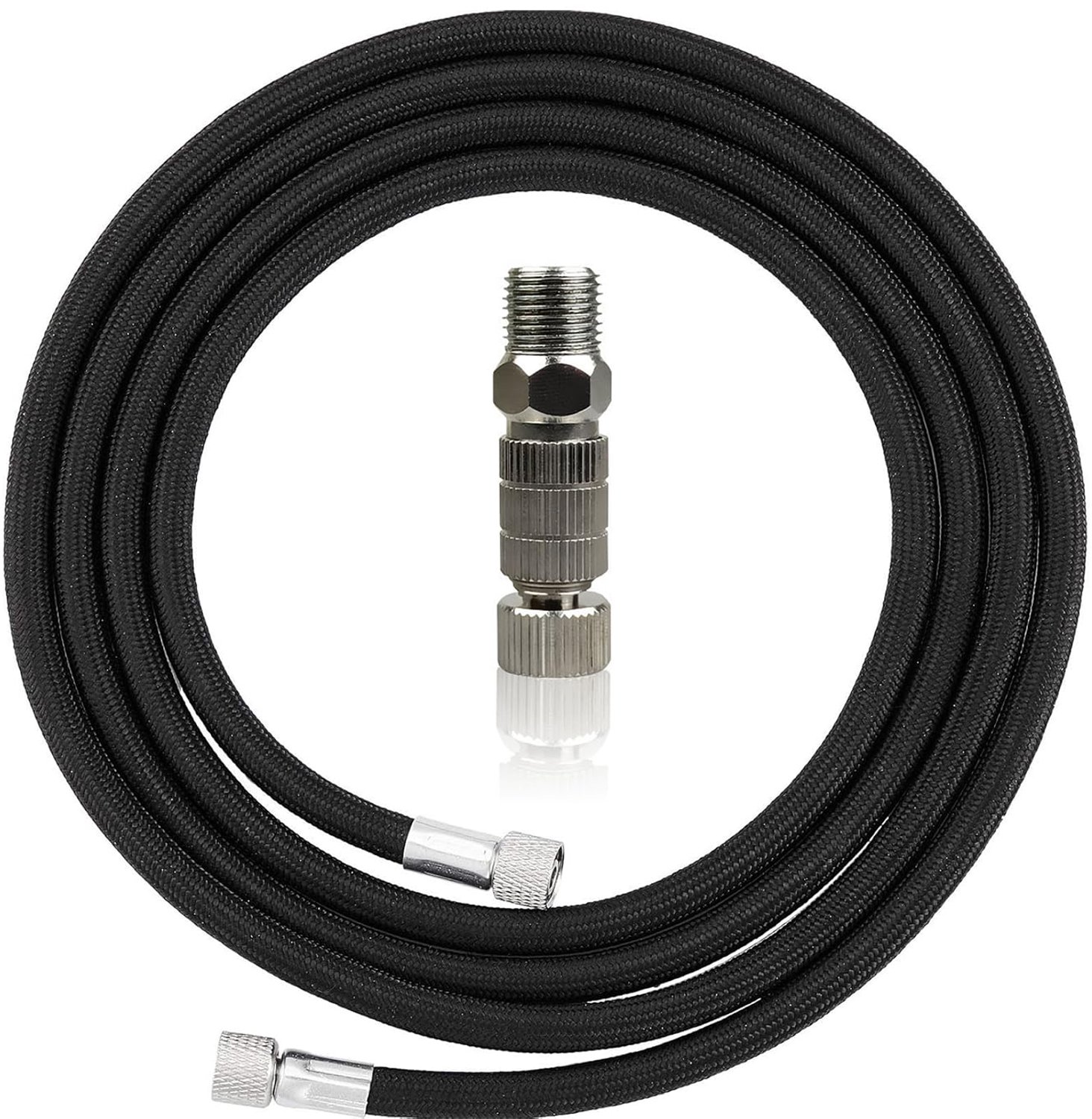 3 Meter Zwarte Airbrush-Slang met G1/8 Snelaansluitingen - Geschikt voor Compressors