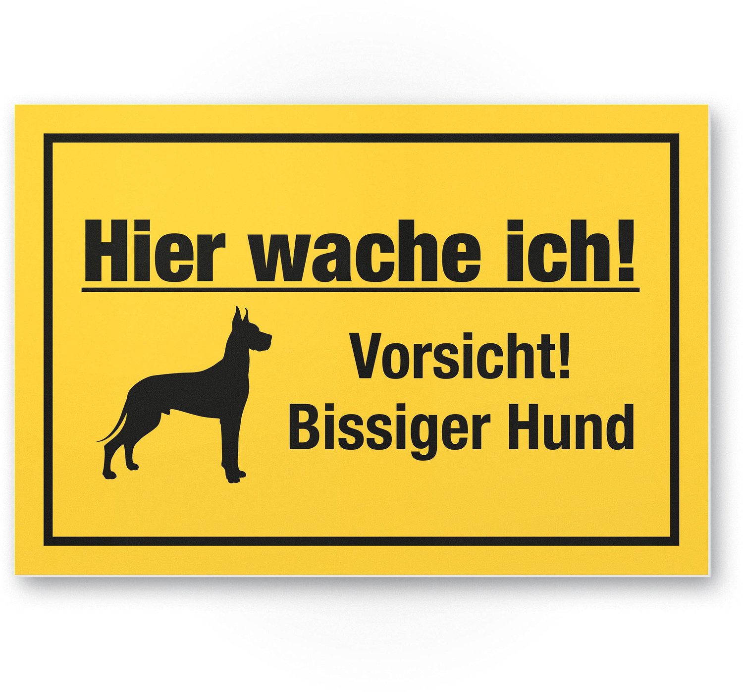Waarschuwingsbord voor Honden met Inbraakbeveiliging