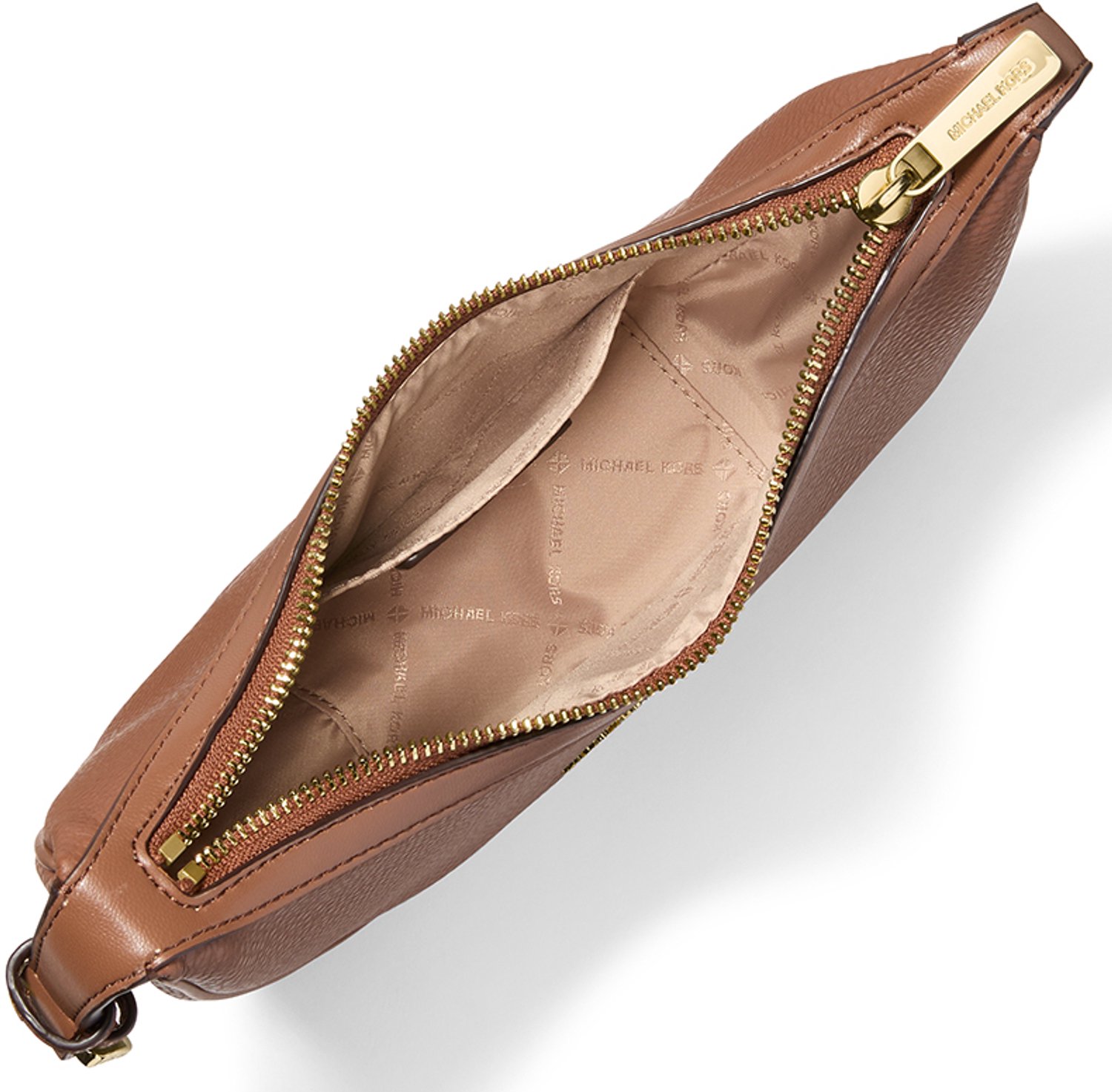 Michael Kors Skye Crossbodytas Kleine Dames - Leer - Cognac