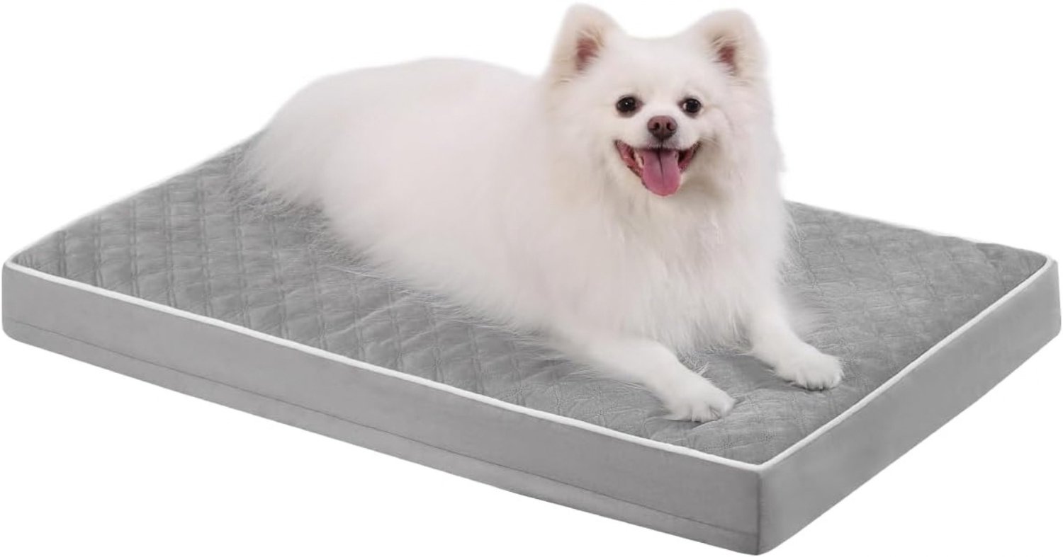 Honden kussen - Hondenmat - Rusten - Orthopedisch schuim - Grijs