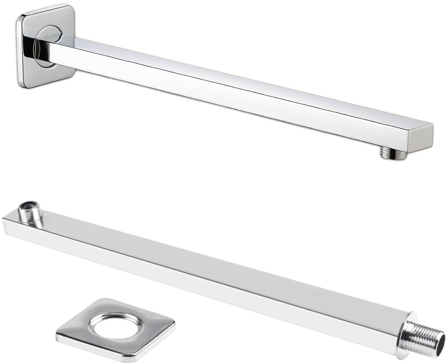 Douchearm van RVS voor Wandmontage