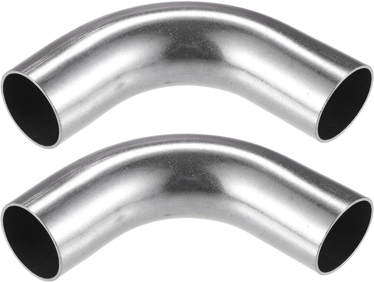 Bocht Elbow Pijp 90° - 1.50" OD - 4" Lengte - Roestvrij Staal - Universele Pasvorm - Duurzaam voor DIY - Uitlaatpijp