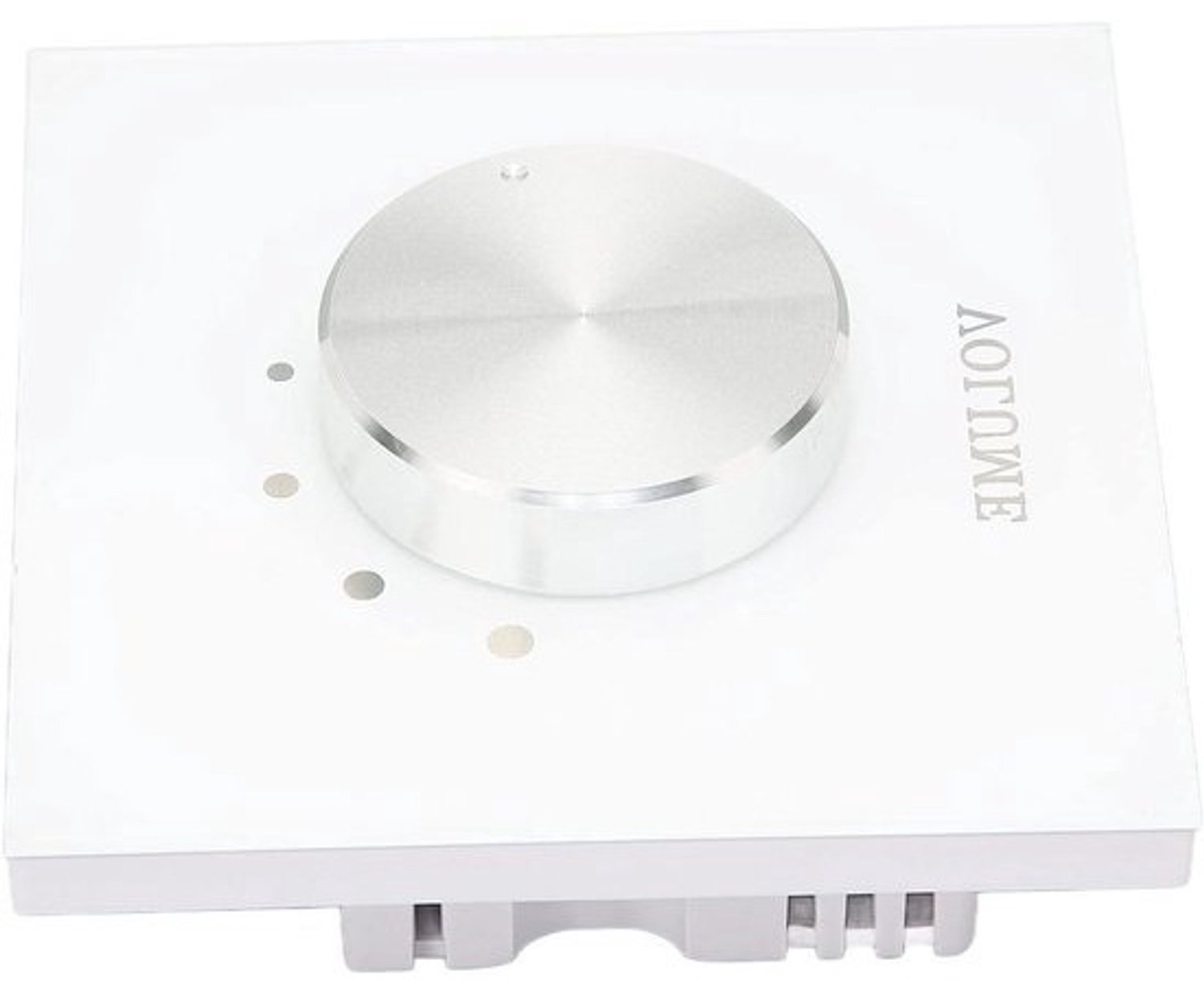 Volumeregelaar - Geluidsregelaar - audio - Muziek instellen - Tweekanaals stereo - 9 x 9 x 5 cm - Transparant