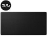 Nuvance Muismat XXL - Gaming Mousepad - 45x90cm - Bureaumat - Antislip & Waterproof - Bureau Onderlegger - Ergonomische Muismat - Zwart