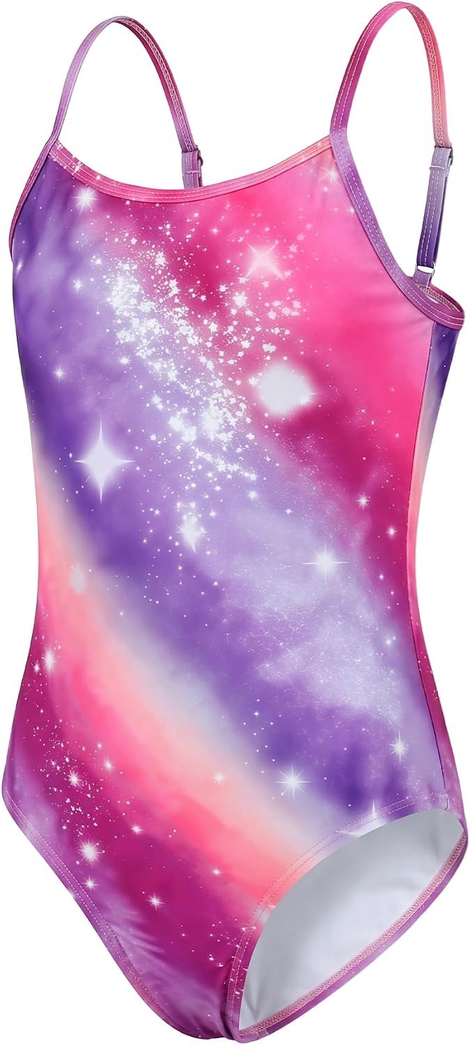 Meisjeszwempak met verstelbare bandjes, eendelig zwempak voor kinderen, elastische zwemkleding, zomer, strand, sport, mouwloos, eendelig zwempak, 5-14 jaar