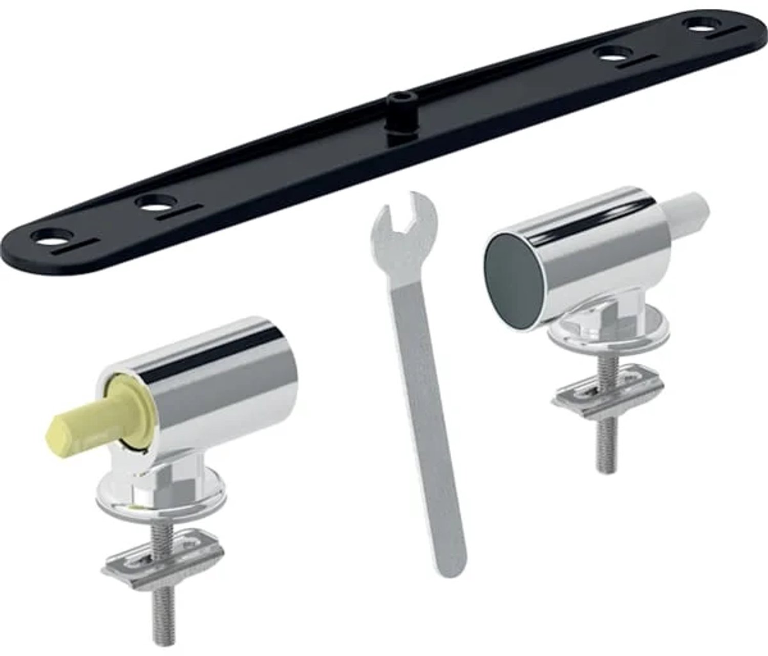 Geberit scharnierset voor wc-zitting, softclose, QuickRelease mechanisch, 244202001