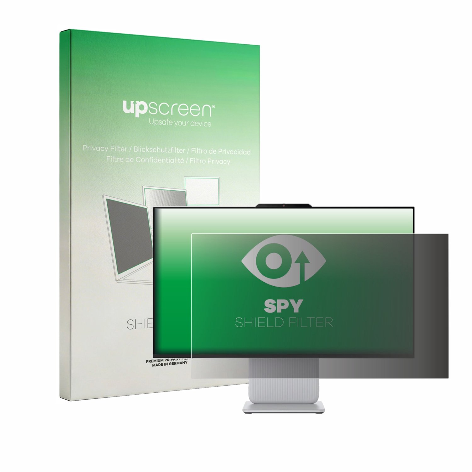 upscreen - privacyscherm voor Lenovo IdeaCentre AIO 27IWC11 - privacy filter screenfilter Blauwlichtfilter