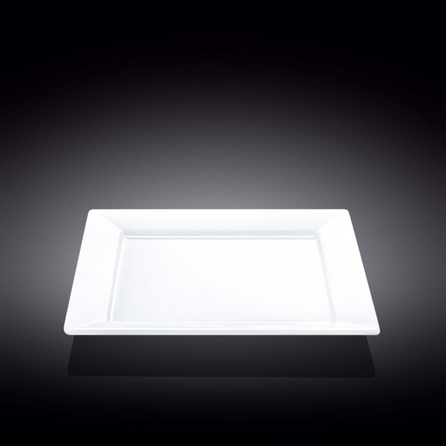 Wilmax Eetbord 25 x 25 cm van Porselein, Wit WL-991223/A