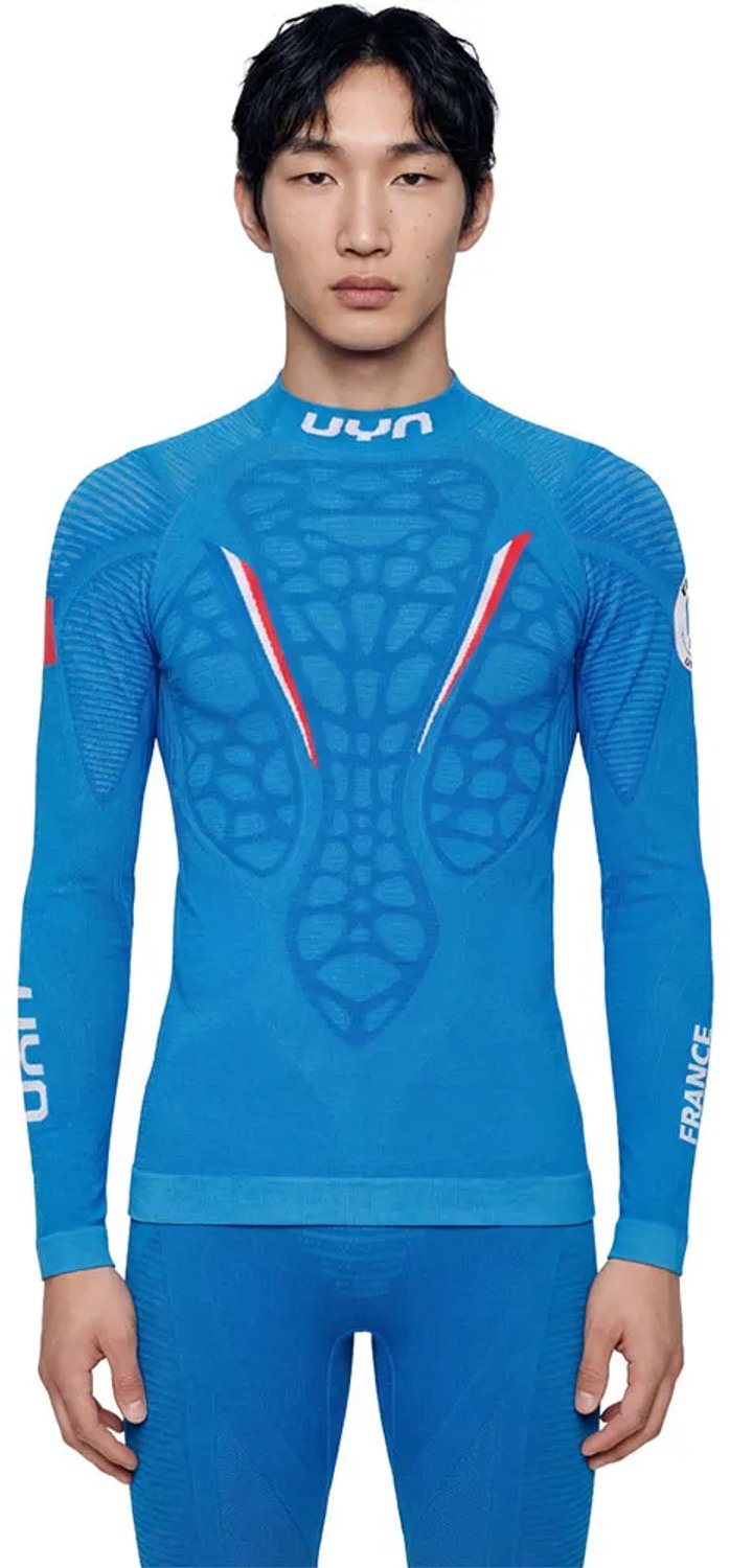 Uyn Natyon Biomorph Turtleneck Lange Mouwen Basislaag Blauw S-M