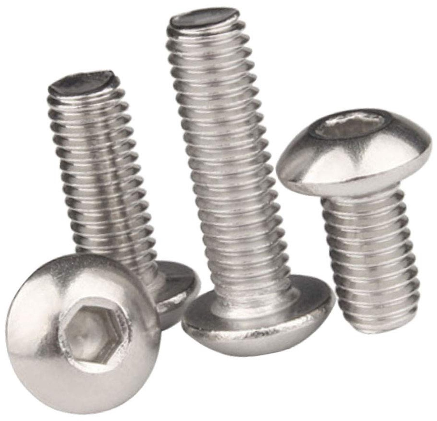 Schroeven Knopkop Koepel - Gereedschappen Nagels Roestvaststalen Schroeven Bevestigingen Cilinderschroeven Knopkopschroeven Bout Socket M6