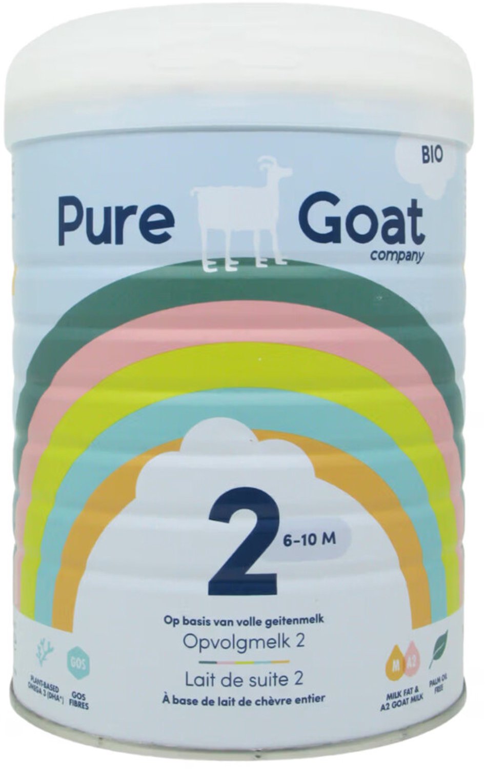Pure Goat - Geitenmelk Opvolgmelk 2 - 6 x 800 gr - Voordeelverpakking