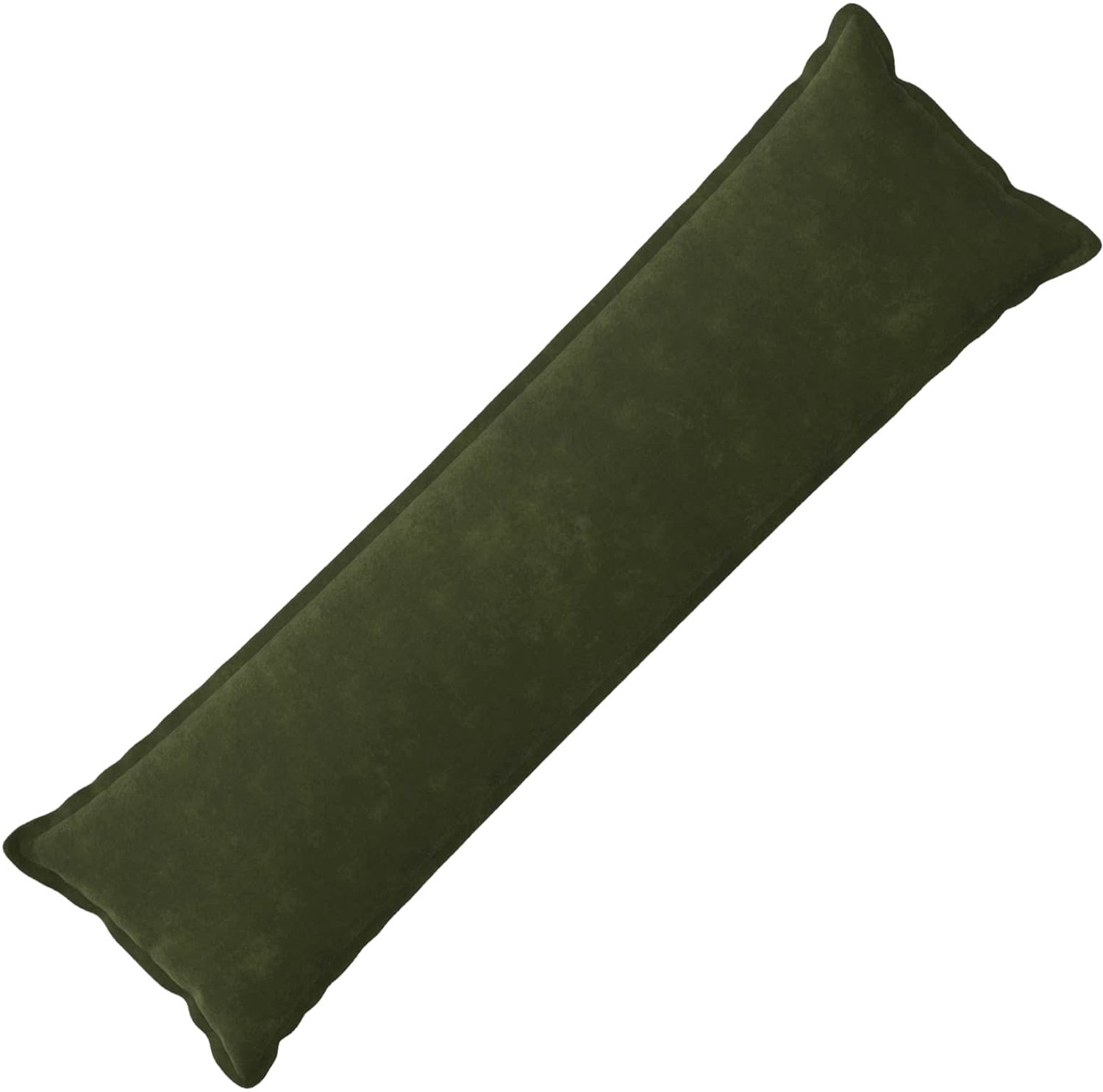 vidaXL Dekenkussen - HOUTEN - Groen - 40 - x - 145 - cm - Microfiber - Fleece