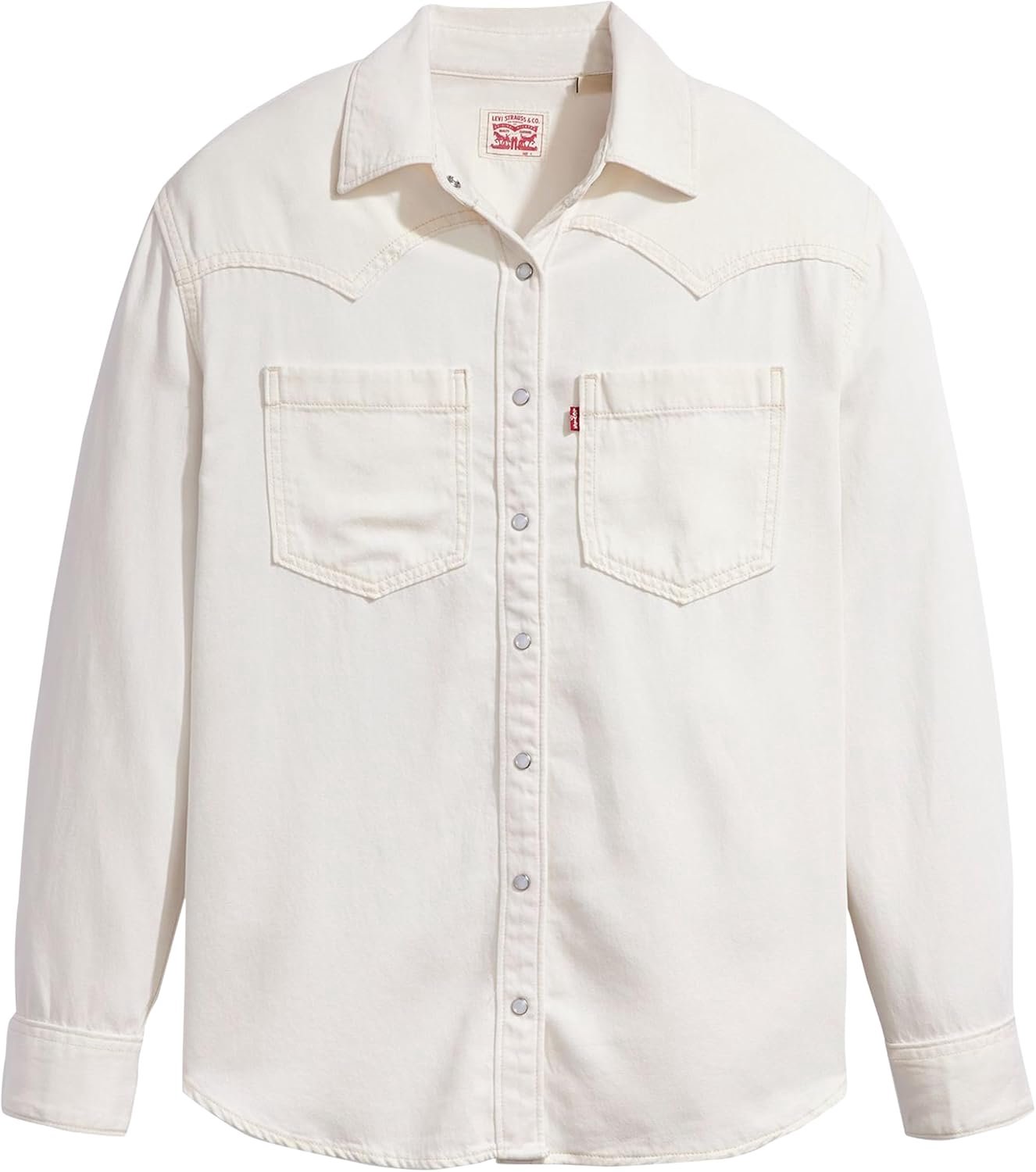 Levi’s Dames Teodora Western Blouse Ecru Creme