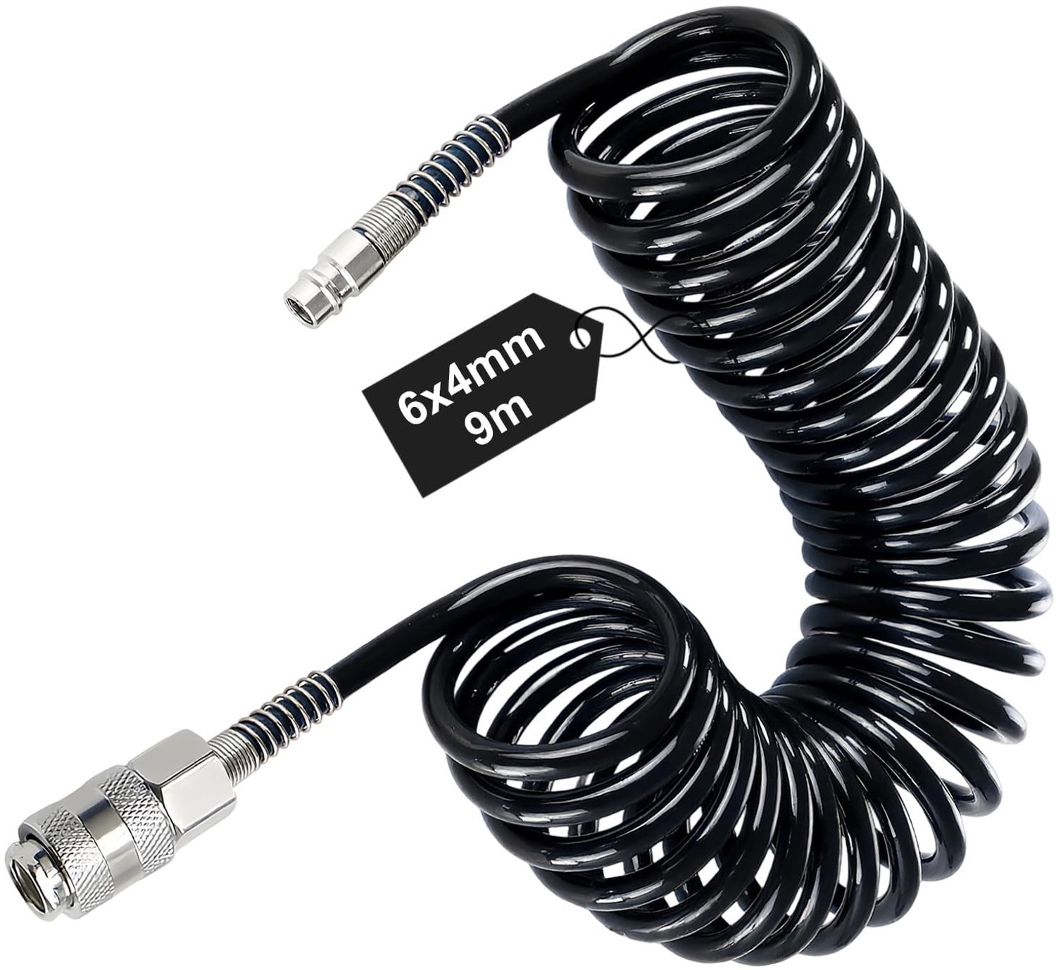 9 Meter Compressed Air Hose met 8 Bar Druk
