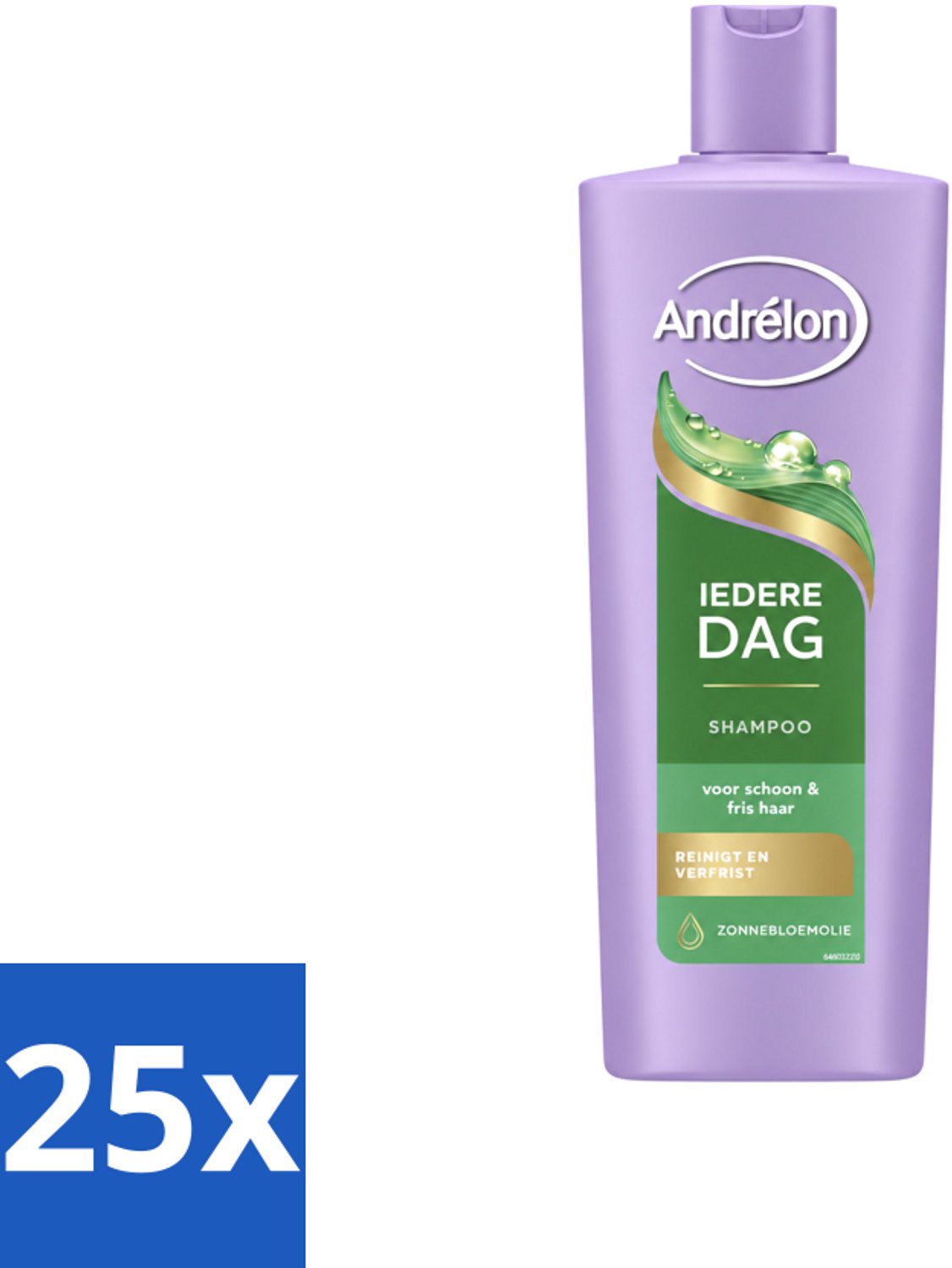 25 x Andrélon – Shampoo – Iedere Dag – 400 ml - Voordeelverpakking - 25 stuks