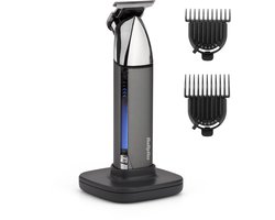 BaByliss Super-X Metal Series Baardtrimmer - Japans Staal T-Mes - USB Oplaadstation - Waterproof - T996E